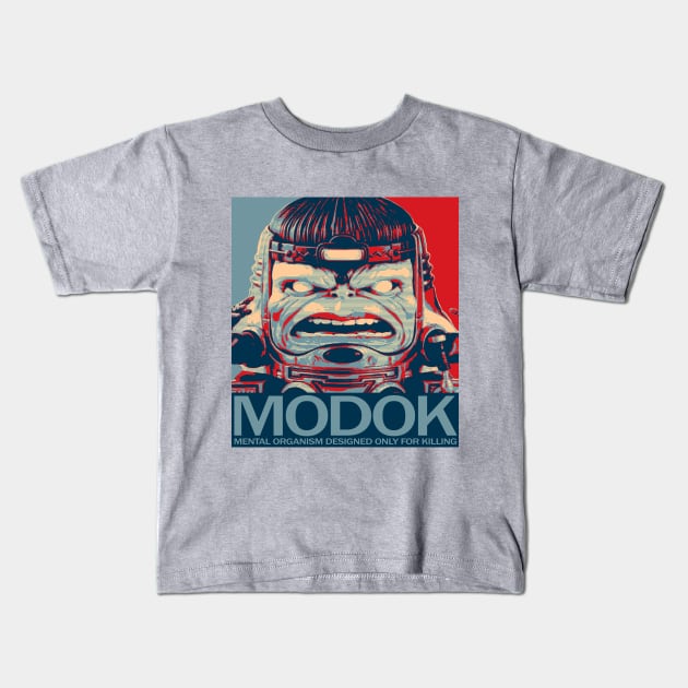 MODOK (Shepard Fairey) Kids T-Shirt by SamuRonX